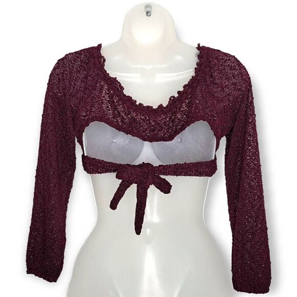 Storm Reid x PacSun Knit Off The Shoulder Crop Top size XS - Picture 5 of 7